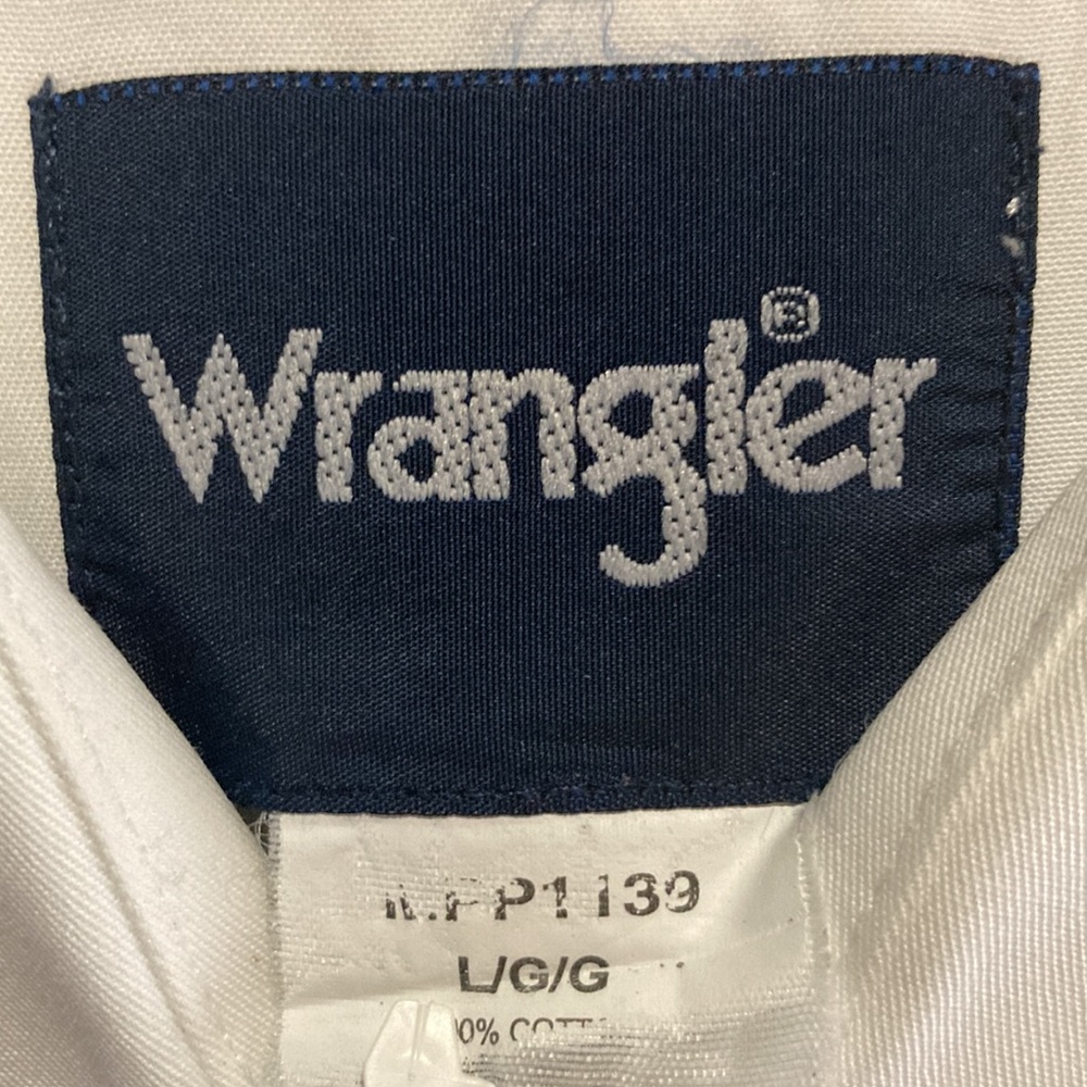 Rare Wrangler rodeo worn team roping contestant shirt from Reno Rodeo Beautiful - Picture 4 of 5